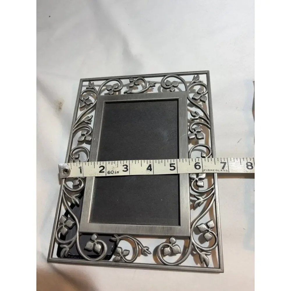 Set of Two Ornate Metal Picture Frames
